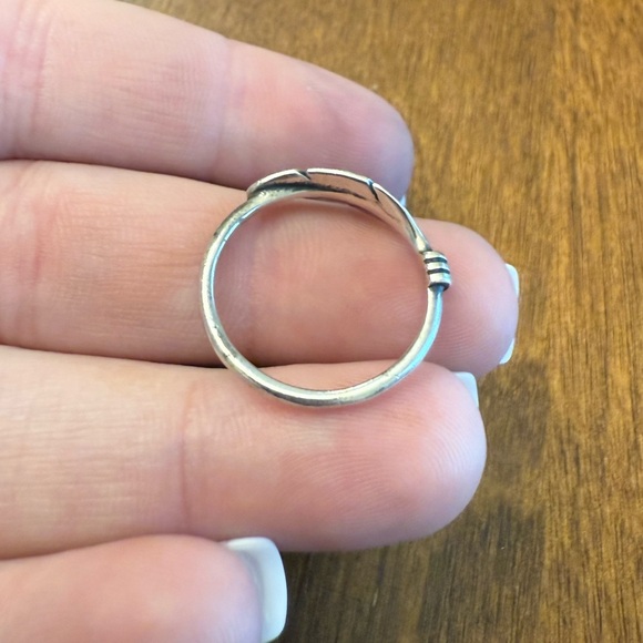 James Avery Silver Feather Earrings - Picture 2 of 3